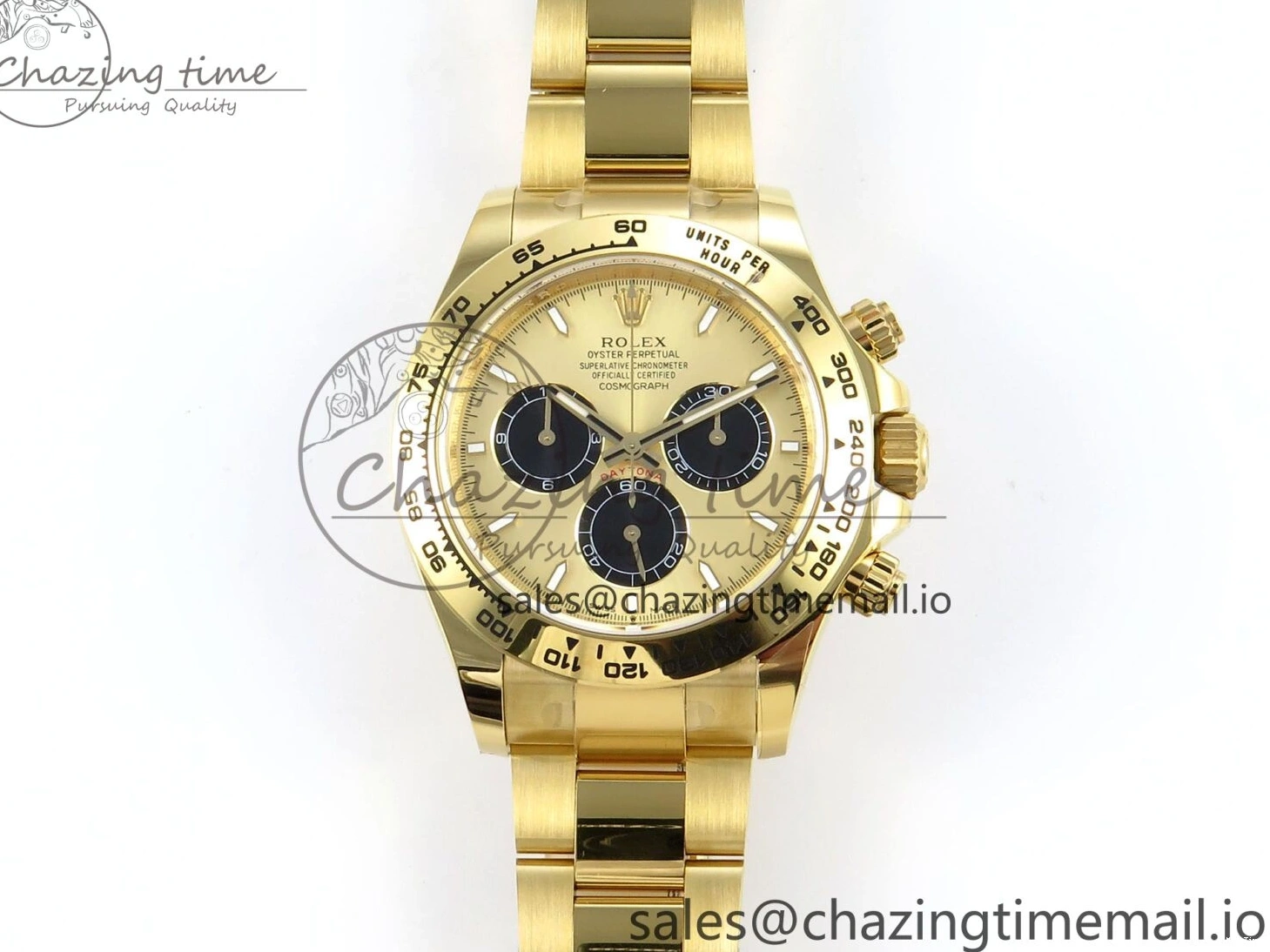 MiroTime 0318 Daytona 126508 APSF 1:1 Best Edition YG Black Dial on YG Braclet SH Unisex 739